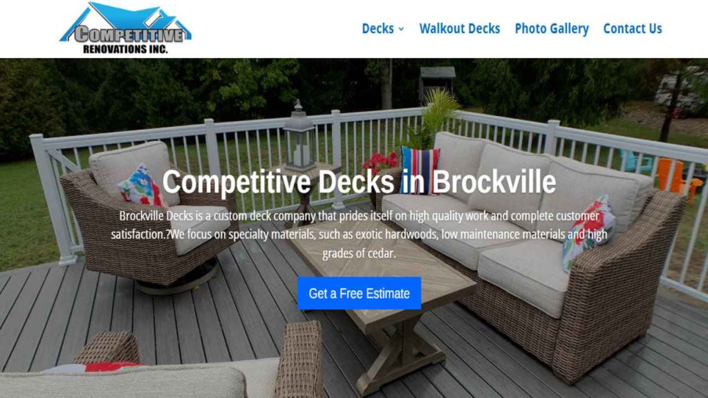 competitive-deck in brockville