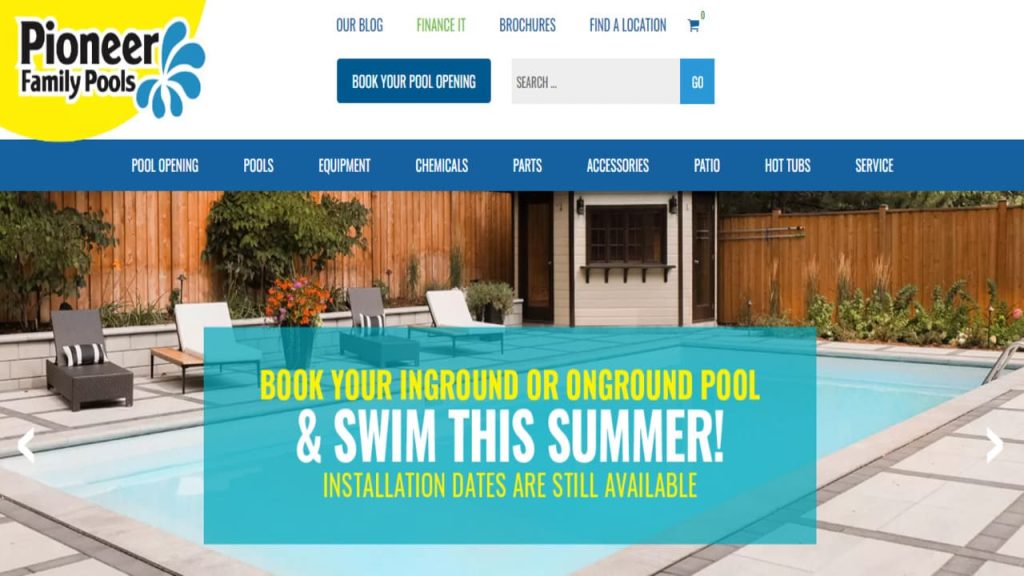 pool and spa