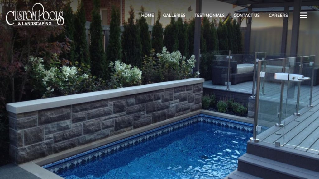 Custom-pool and landscaping